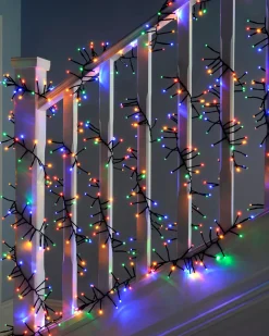 180 Chasing Cluster Light String, Multi-Coloured