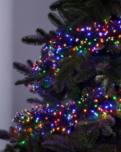 180 Chasing Cluster Light String, Multi-Coloured