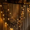 400 Chasing Cluster Light String, Warm White