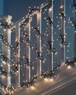 400 Chasing Cluster Light String, Warm White