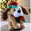 30 Cm Standing And Singing Dog With Flapping Ears Christmas Decoration