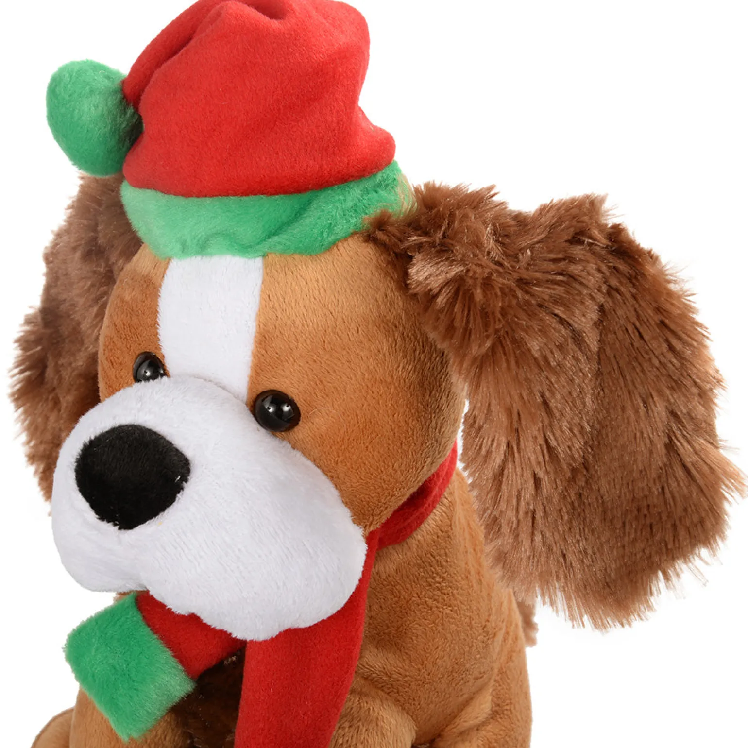 30 Cm Standing And Singing Dog With Flapping Ears Christmas Decoration