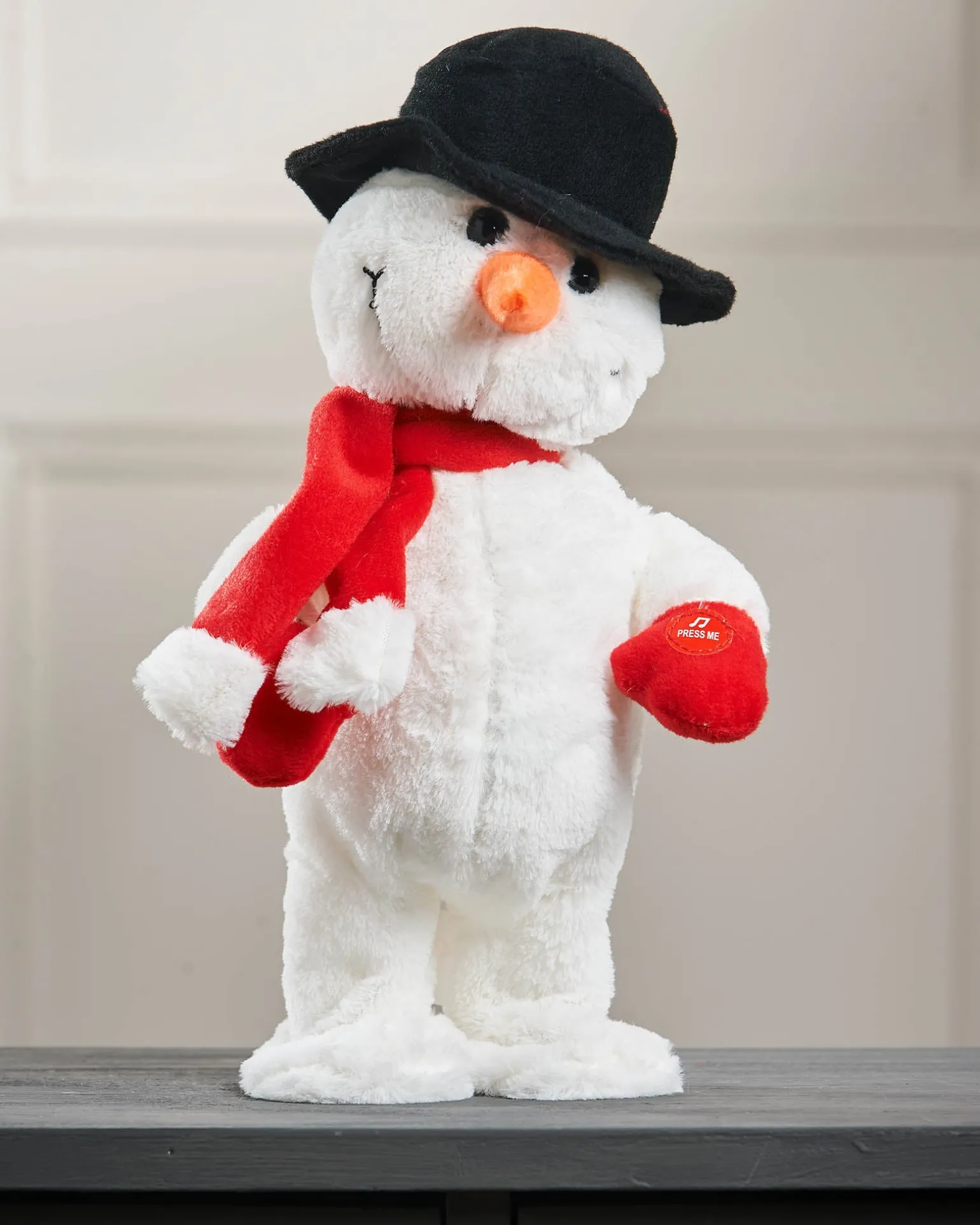 30 Cm Walking/Dancing And Singing Christmas Decoration, Snowman