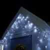 360 Icicle LED Light String, Bright White, 8.8 M