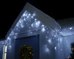 360 Icicle LED Light String, Bright White, 8.8 M