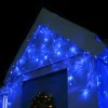 360 Icicle LED Light String, Blue, 8.8 M