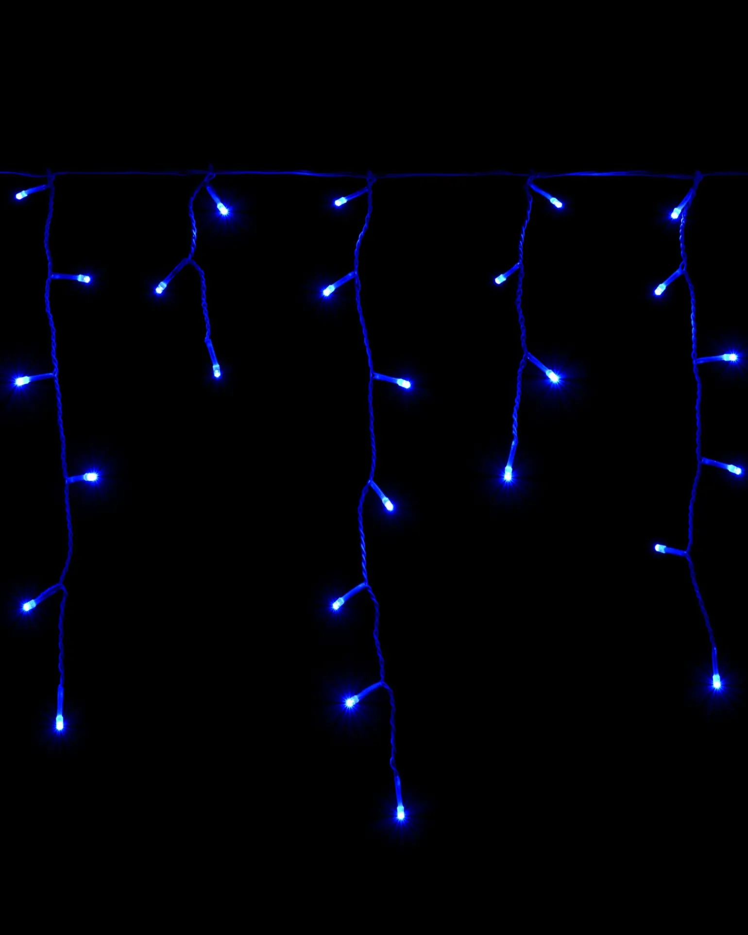 360 Icicle LED Light String, Blue, 8.8 M