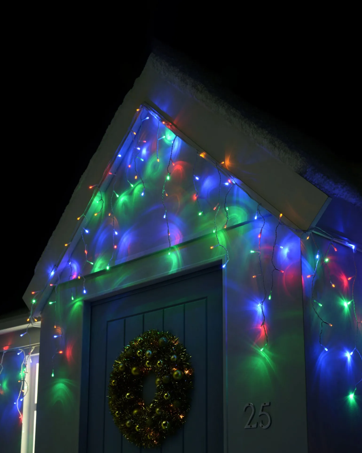 360 Icicle LED Light String, Multi-Coloured, 8.8 M