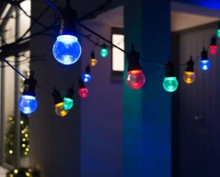20 LED Connectable Festoon Light String, Multi-Colour, 7.7 M