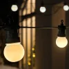 20 LED Connectable Matt Festoon Light String, Warm White, 7.7 M