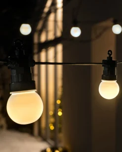 20 LED Connectable Matt Festoon Light String, Warm White, 7.7 M