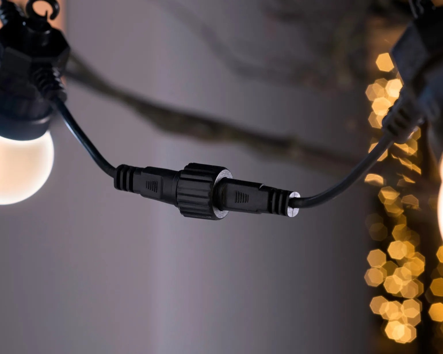 20 LED Connectable Matt Festoon Light String, Warm White, 7.7 M