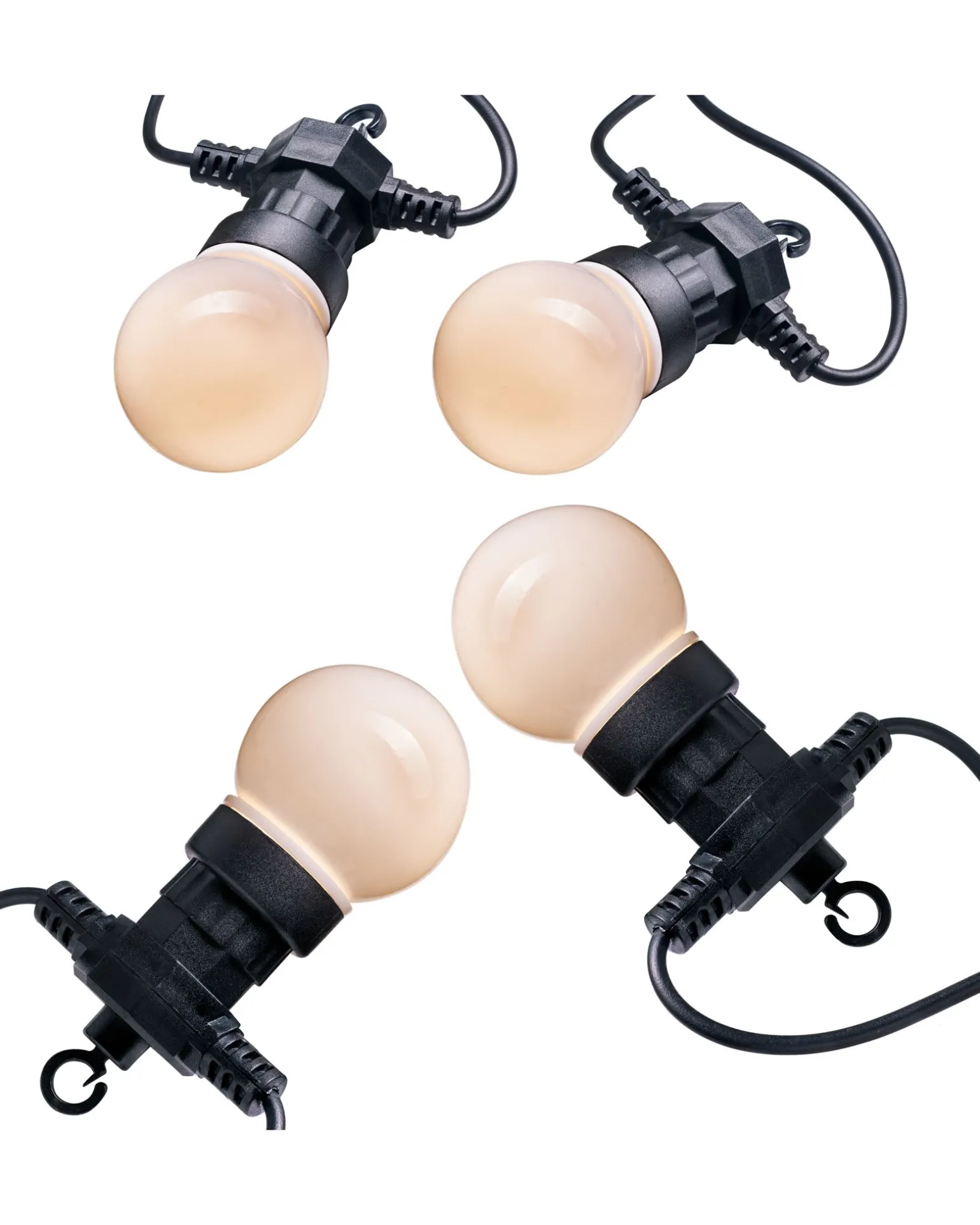 20 LED Connectable Matt Festoon Light String, Warm White, 7.7 M