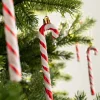 6 Pack Of Shatterproof Candy Canes, Red, 13 Cm