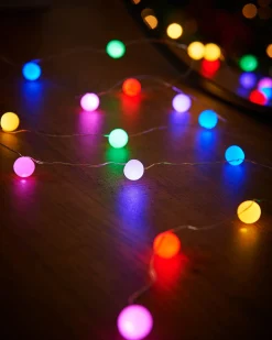 80 Pastel Multi-Coloured Micro LED Berry Lights, 6 M