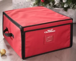 32 Piece Decoration And Ornament Storage Box, Red, 40 Cm