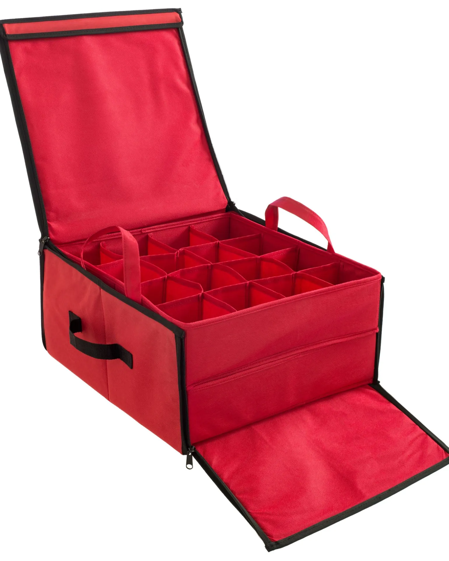 32 Piece Decoration And Ornament Storage Box, Red, 40 Cm