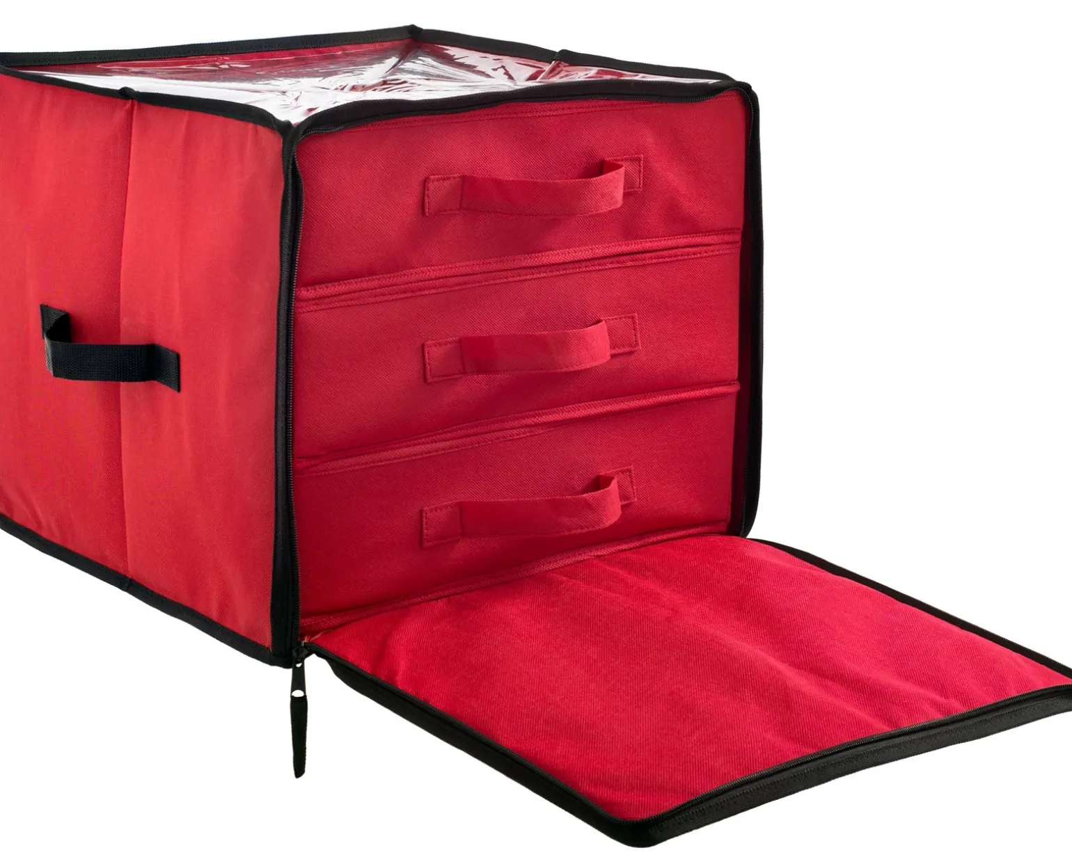 48 Piece Decoration And Ornament Storage Box, Red, 40 Cm
