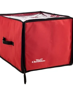 48 Piece Decoration And Ornament Storage Box, Red, 40 Cm
