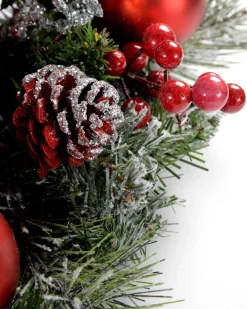 3 Pillar Decorated Candle Holder, Frosted