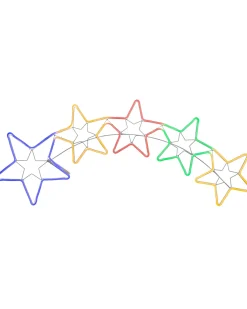 5 Star Rope Light Silhouette, 190 Cm