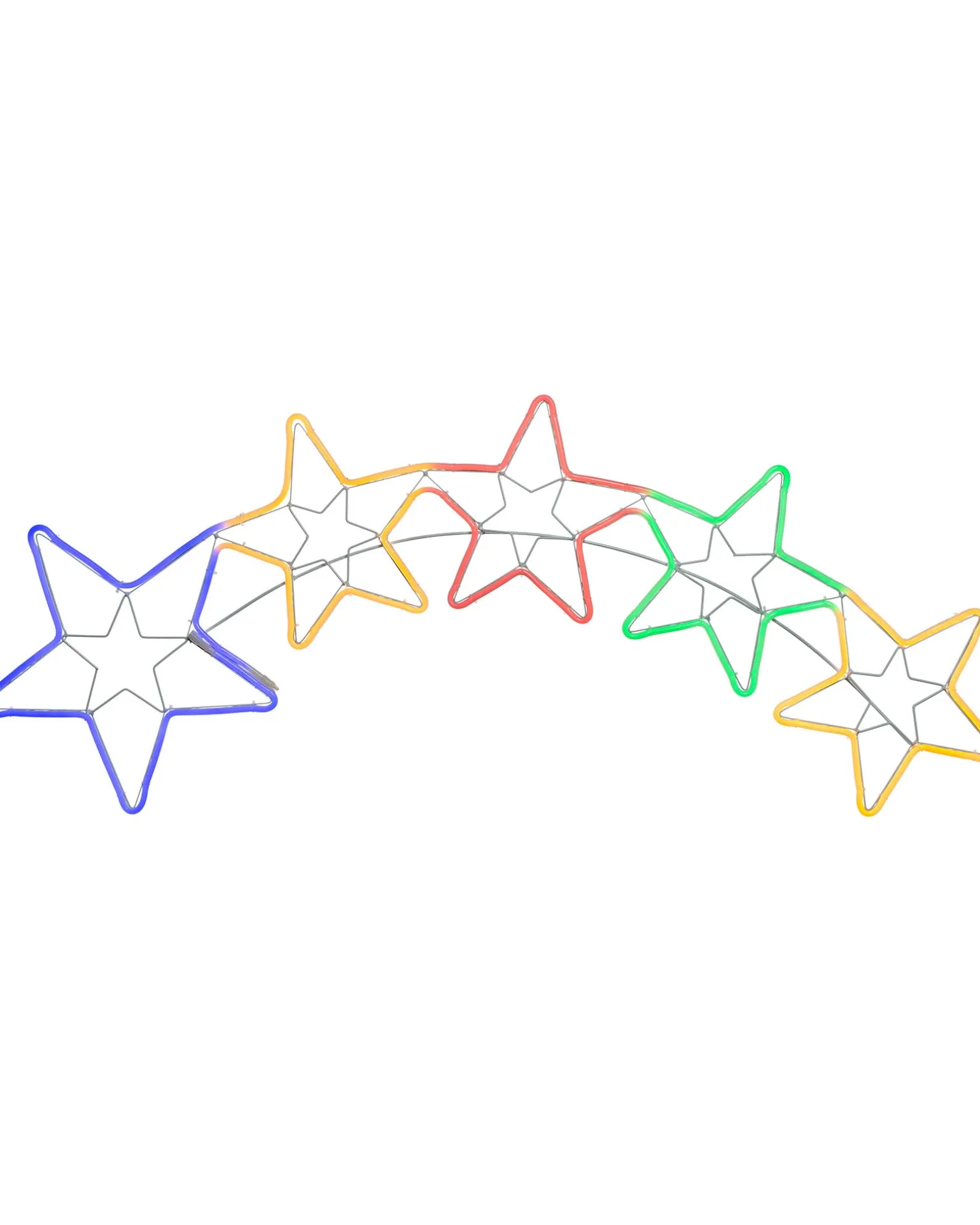 5 Star Rope Light Silhouette, 190 Cm