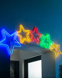 5 Star Rope Light Silhouette, 190 Cm