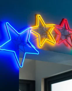 5 Star Rope Light Silhouette, 190 Cm