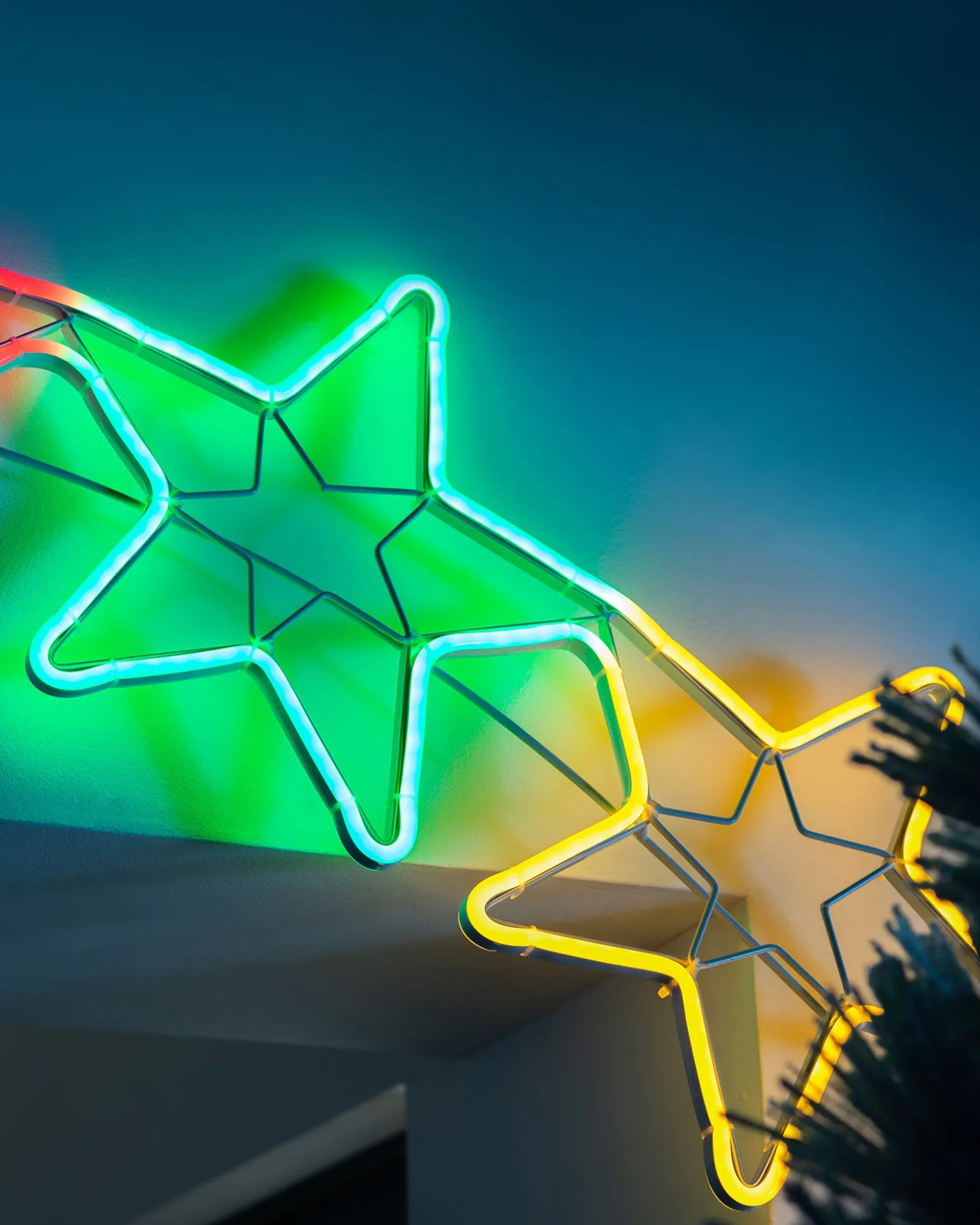 5 Star Rope Light Silhouette, 190 Cm