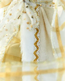 Angel Christmas Tree Topper, Gold, 25 Cm