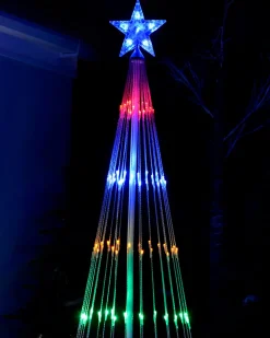 Animated Flashing Pop-Up Christmas Tree, 190 Cm