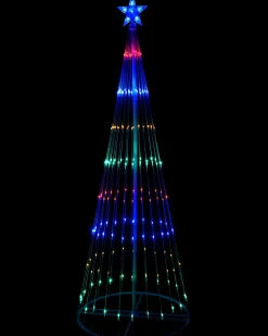 Animated Flashing Pop-Up Christmas Tree, 190 Cm