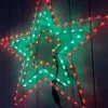 Animated Flashing Star Rope Light Silhouette, 72 Cm