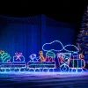 Animated LED Train Rope Light Silhouette, 2.3 M