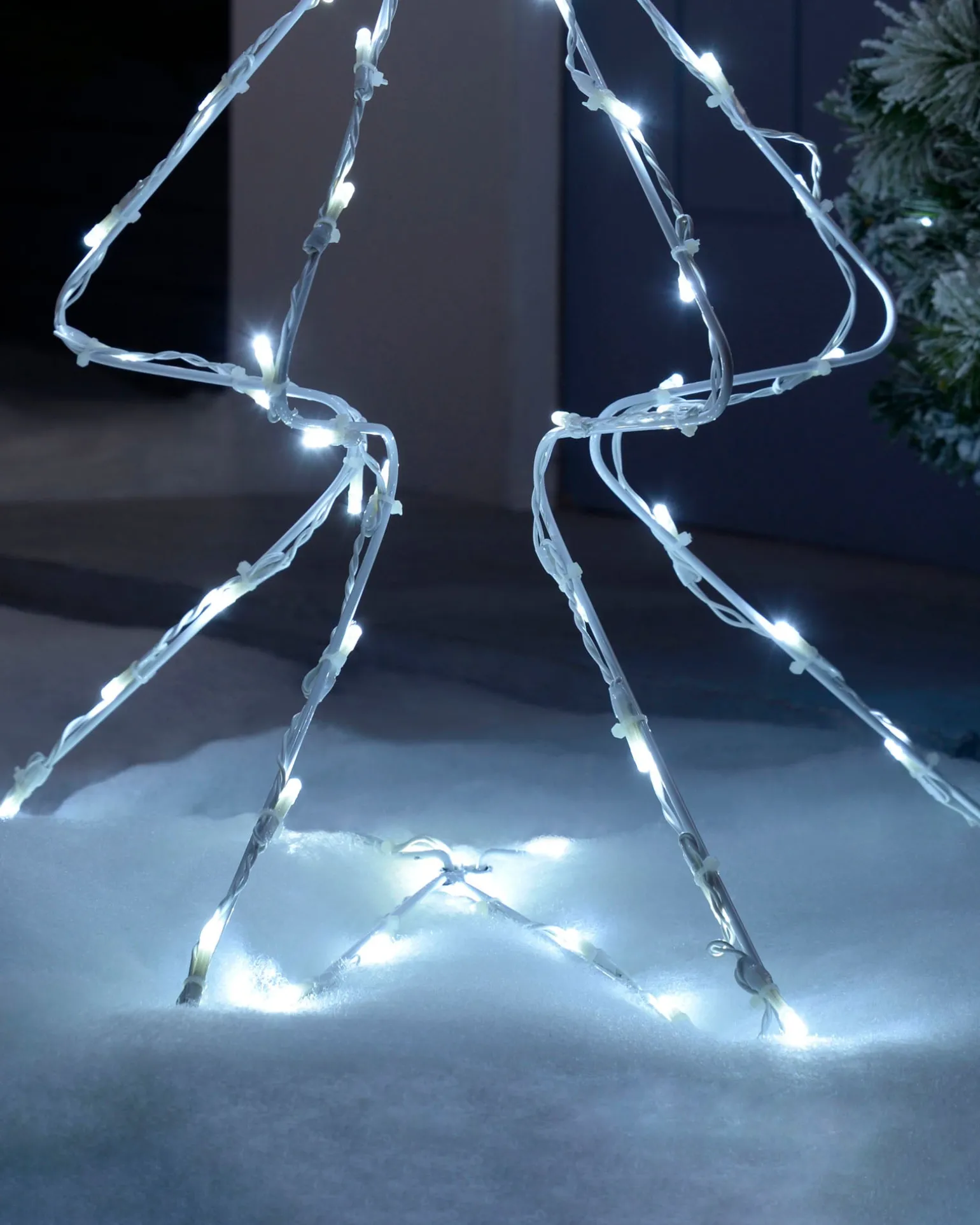 Animated Multi-Function Christmas Tree Silhouette, 80 Cm