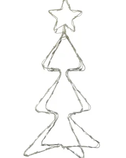 Animated Multi-Function Christmas Tree Silhouette, 80 Cm