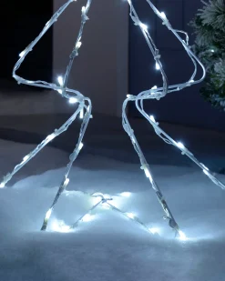 Animated Multi-Function Christmas Tree Silhouette, 80 Cm