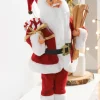 Animated Musical Standing Santa Figurine, 45 Cm