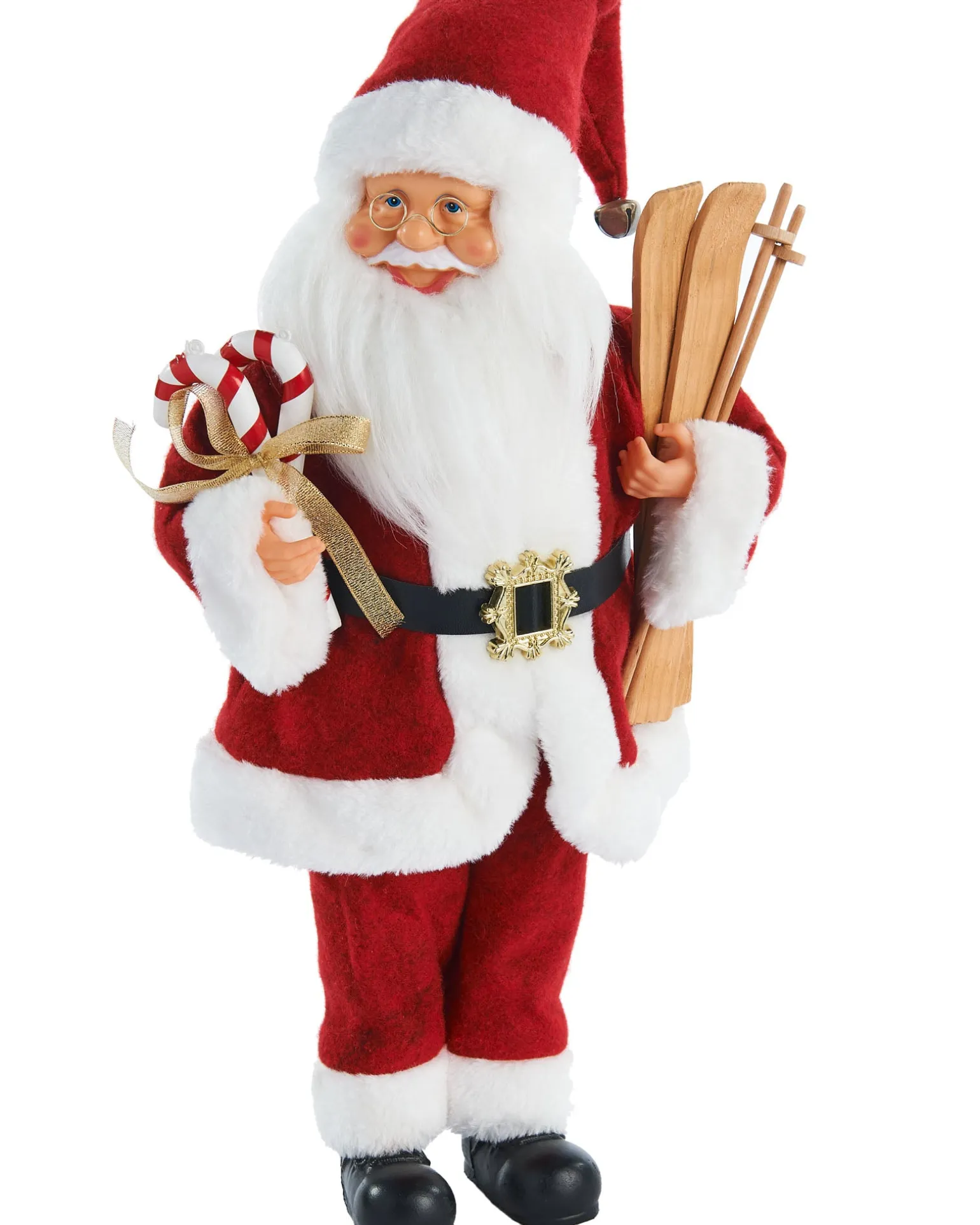 Animated Musical Standing Santa Figurine, 45 Cm