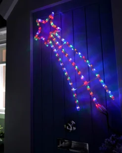 Animated Shooting Star LED Rope Lights Silhouette With Speed Controller, 90 Cm - Large