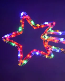 Animated Shooting Star LED Rope Lights Silhouette With Speed Controller, 90 Cm - Large