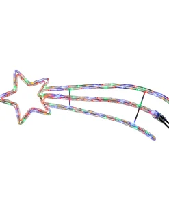 Animated Shooting Star LED Rope Lights Silhouette With Speed Controller, 90 Cm - Large