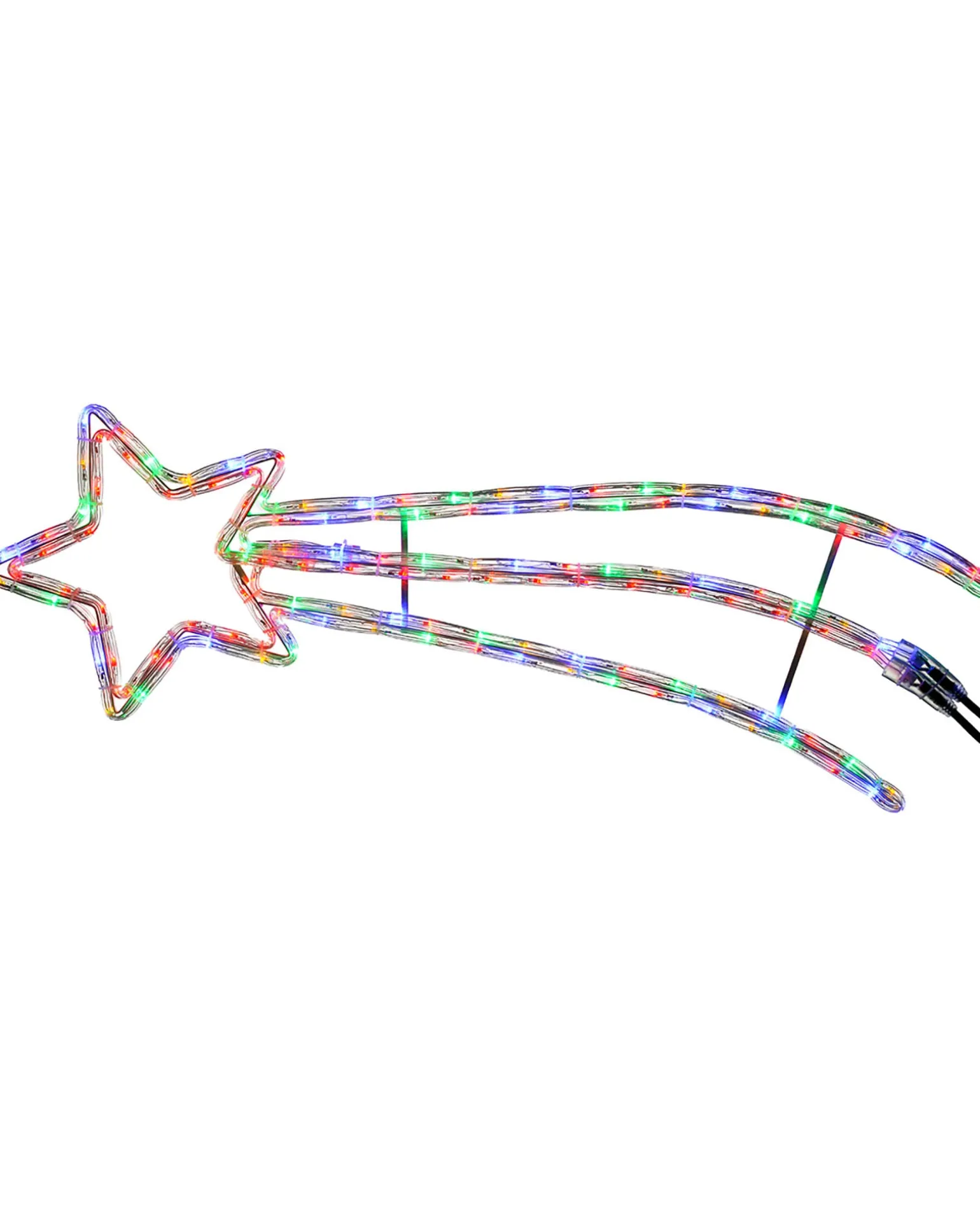 Animated Shooting Star LED Rope Lights Silhouette With Speed Controller, 90 Cm - Large