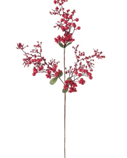 Artificial Berries Tree Pick, Red, 62 Cm