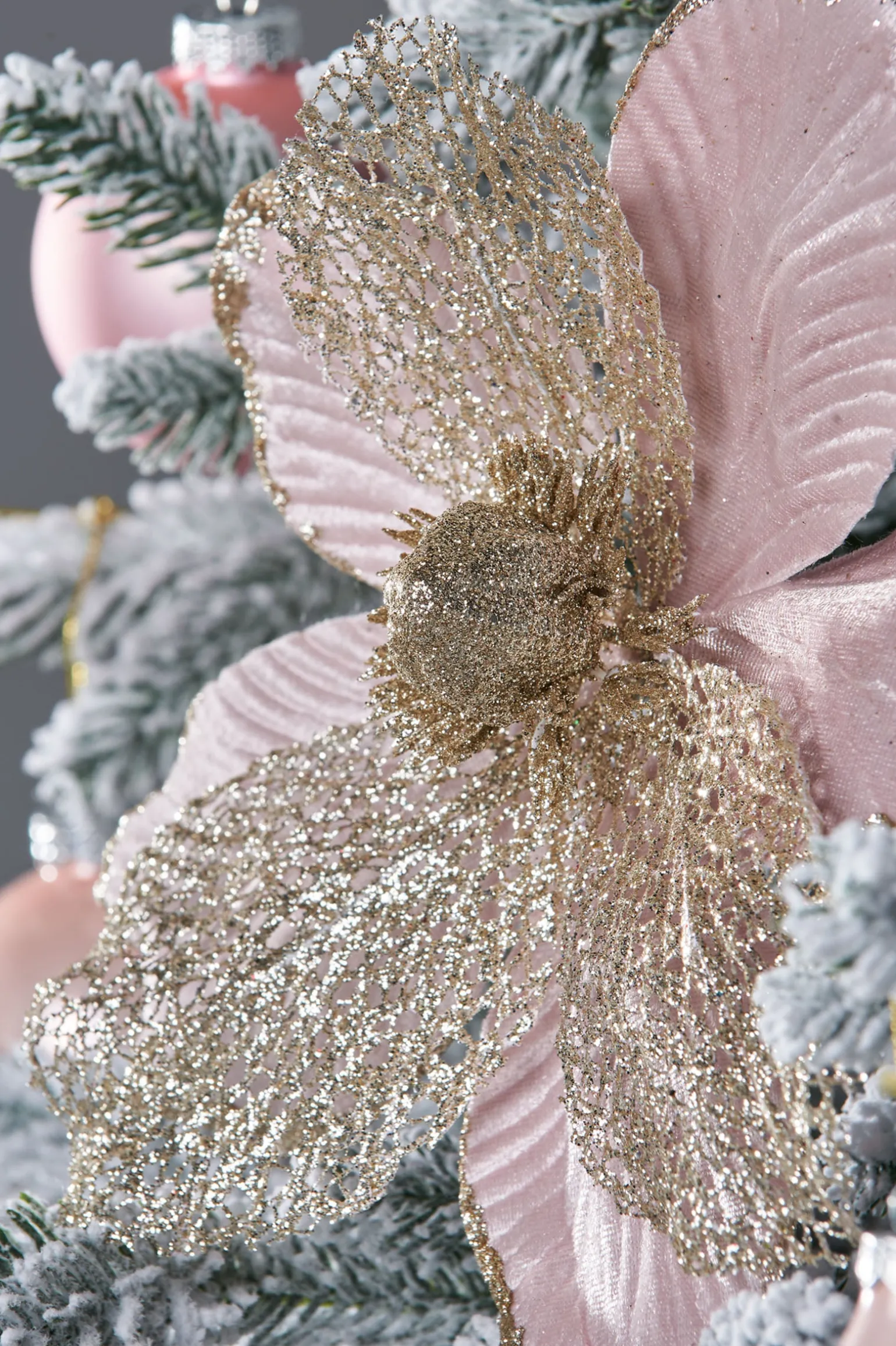 Artificial Magnolia Flower, Pink, 24 Cm
