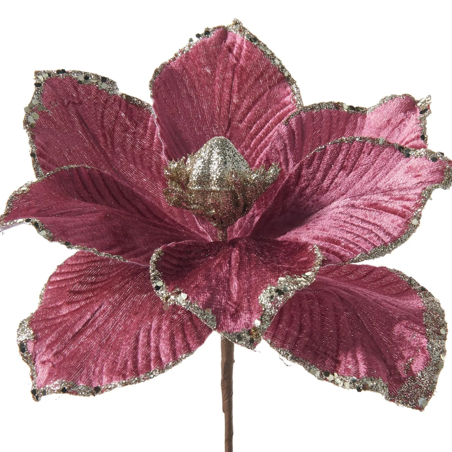 Artificial Magnolia Flower, Pink, 26 Cm