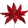 Artificial Poinsettia Flower, Red, 25 Cm