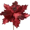 Artificial Poinsettia Flower, Red, 26 Cm
