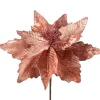 Artificial Poinsettia Flower, Pink, 32 Cm