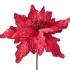Artificial Poinsettia Flower, Red, 30 Cm
